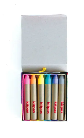 KitPas by Artist Crayons de cire Multisurfaces et vitres Couleurs pastel - Lot de 63