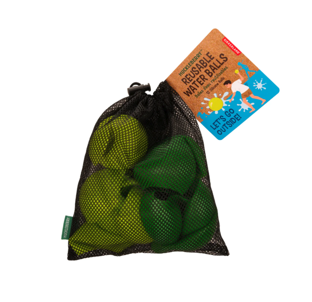 Huckleberry - Kikkerland Ballons d’eau réutilisables – Lot de 12 et sac de rangement3