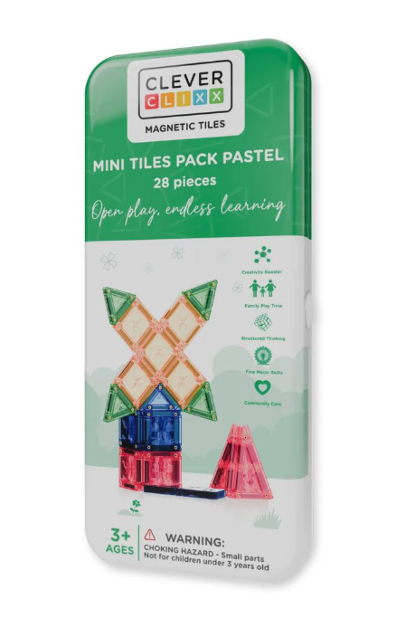 Cleverclixx Jeux magnétiques MINI pack intense - 28 pièces + boite de transport9