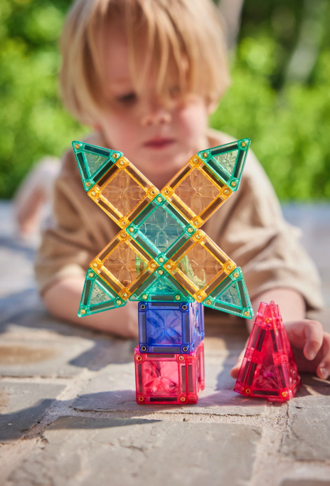 Cleverclixx Jeux magnétiques MINI pack intense - 28 pièces + boite de transport12
