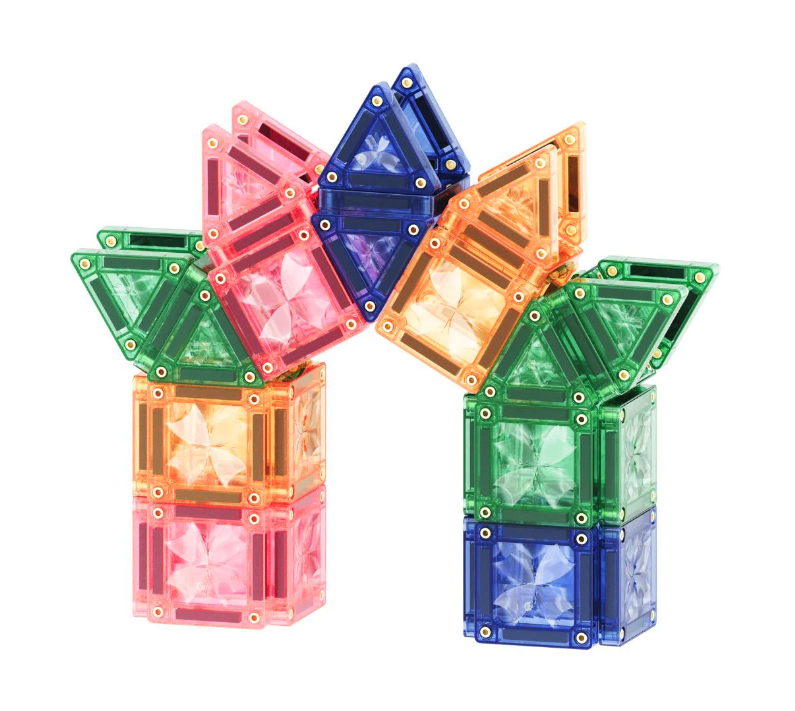 Cleverclixx Jeux magnétiques MINI pack intense - 28 pièces + boite de transport2