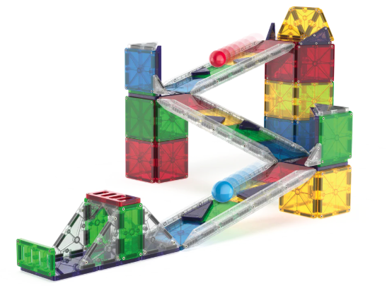 Magna Tiles Jeu magnétique Rail Racers - 90 pièces 8