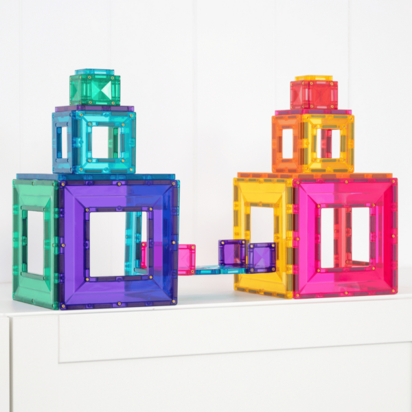 Connetix Jeu magnétique Portails colorés - Bright Portal pack 48 pièces4