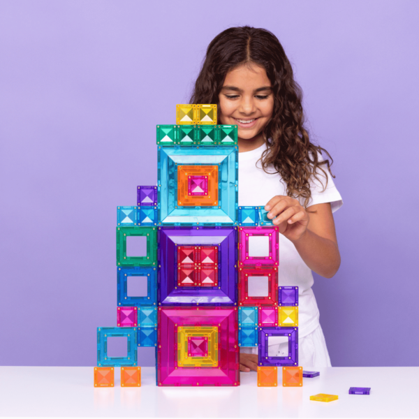 Connetix Jeu magnétique Portails colorés - Bright Portal pack 48 pièces8