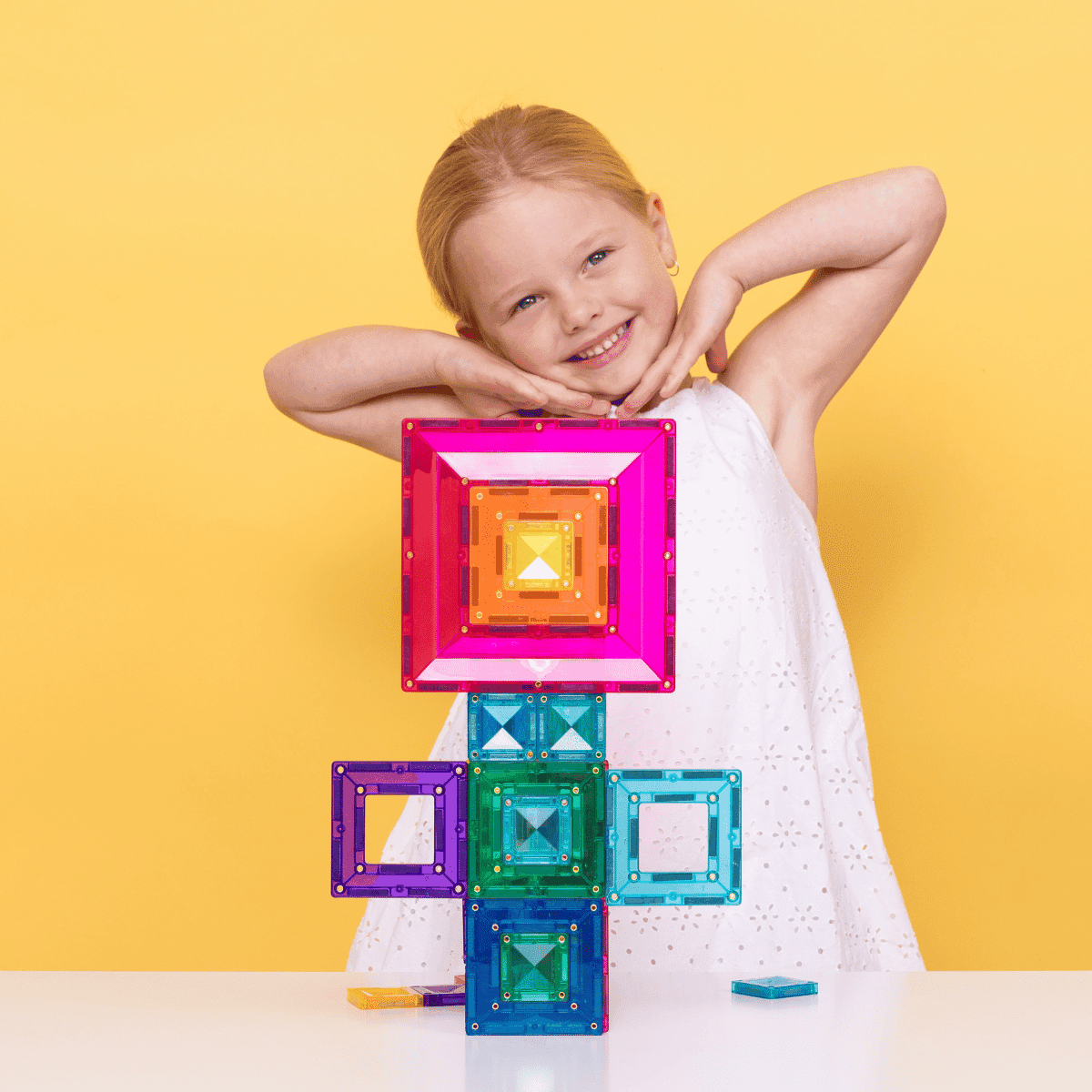 Connetix Jeu magnétique Portails colorés - Bright Portal pack 48 pièces7