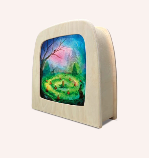 Carte à insérer pour Lampe Au fil des Saisons - Illustratrice Vogel Geluk - Advent Garden1