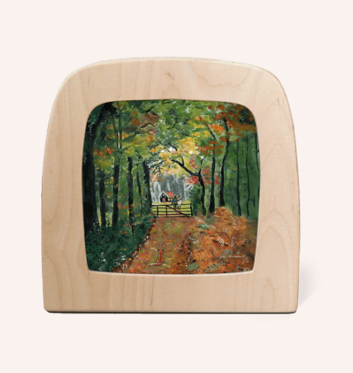 Carte à insérer pour Lampe Au fil des Saisons - Illustratrice Gwen- Autumn Stroll2