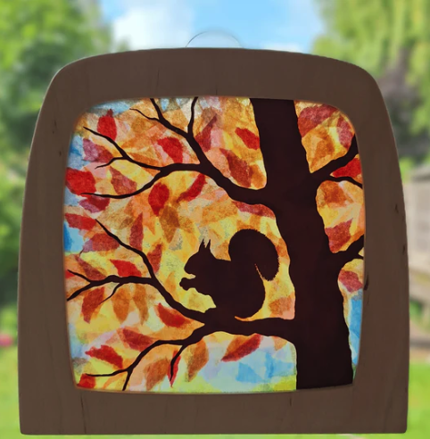 Carte à créer DIY Ecureuil pour la lampe Toverlux2