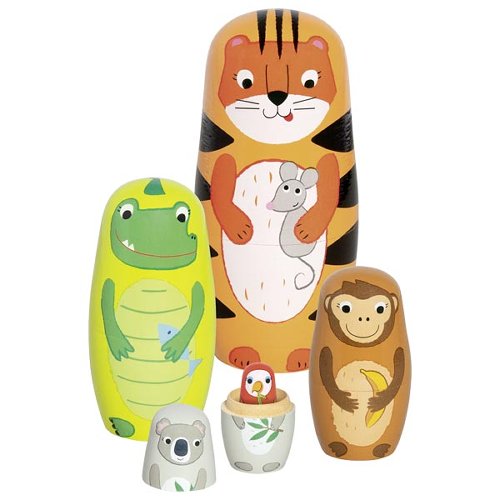 90160661_Goki Poupées gigognes en bois - 5 pièces