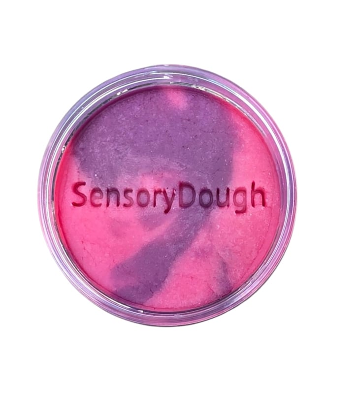 SensoryDough Pâte à modeler avec paillettes Violet:Rose 2