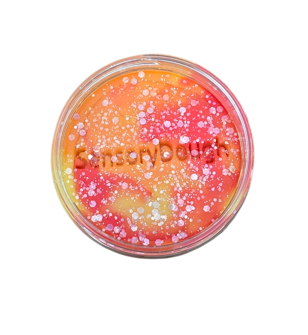 Senorydough Pâte à modeler avec paillettes Jaune:rouge:orange