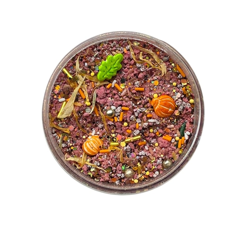 SensoryFizz Pot surprise Pumpkin Spice - Mix effervescent pour jeu sensoriel
