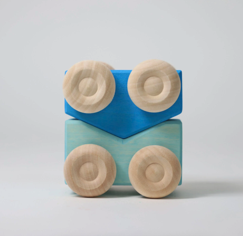 Voitures empilables bleues Grimms4