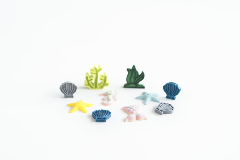 Kiddi Magic Minis Loose parts jeu sensoriel LOcéan -Lot de 10