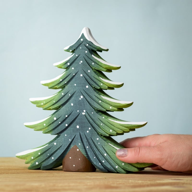 BumbuToys Petit Sapin en bois 2