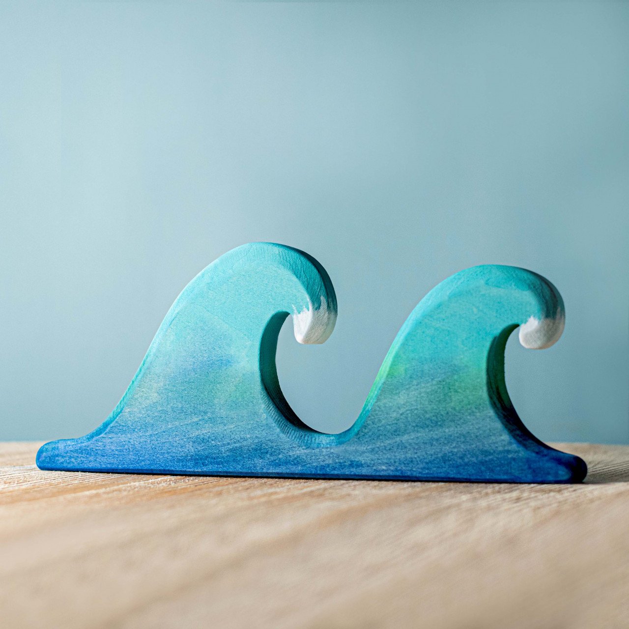 BumbuToys Vagues en bois pour jeu libre Petit Monde 2