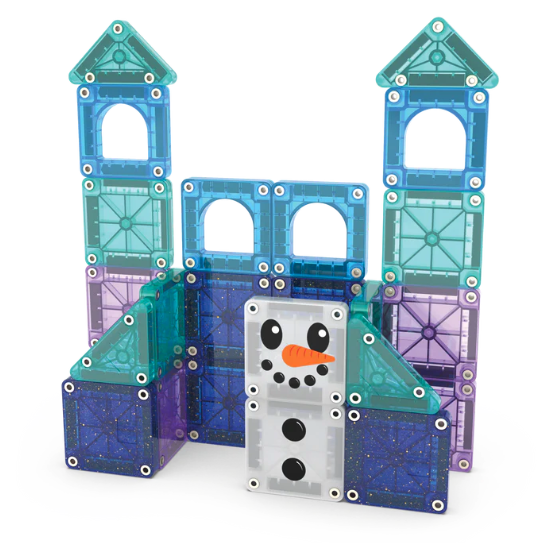 MagnaTiles MicroMags Jeu magnétique Winter Wonder Set de voyage - Lot de 26 4