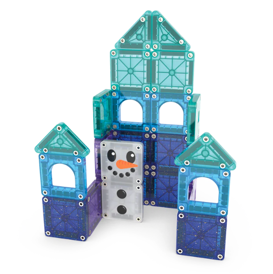 MagnaTiles MicroMags Jeu magnétique Winter Wonder Set de voyage - Lot de 26 7