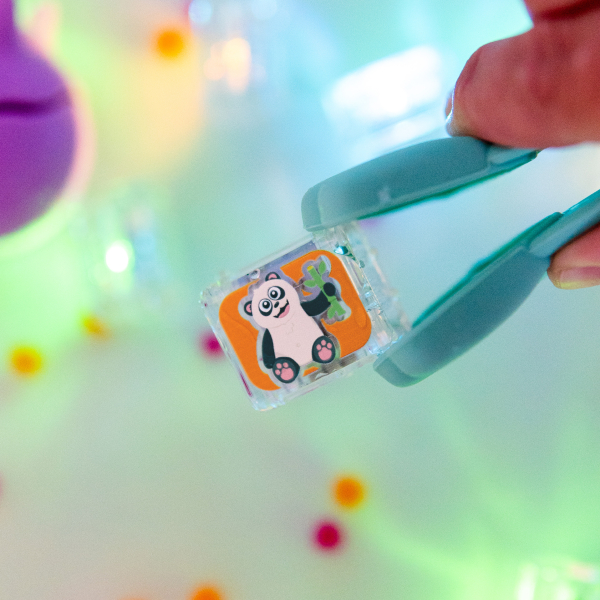 Glo Pals Cubes lumineux Zoo - Lot de 6 panda