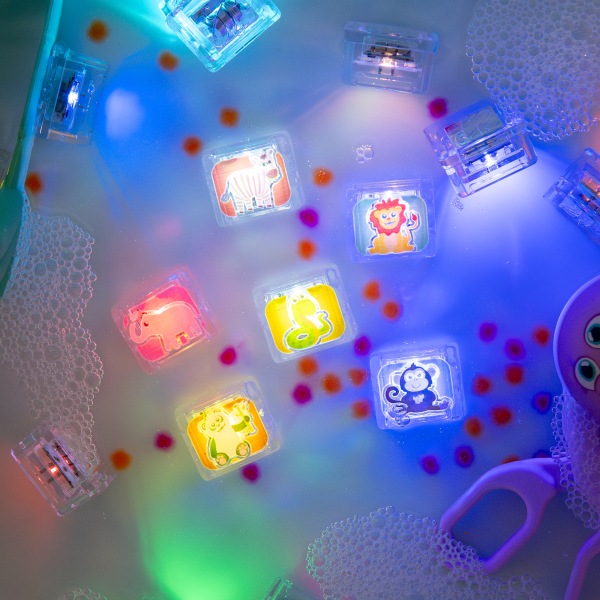 Glo Pals Cubes lumineux Zoo - Lot de