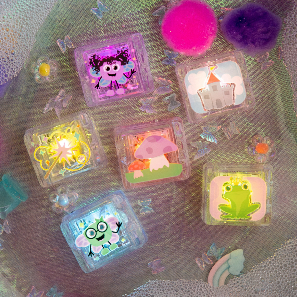 Glo Pals Cubes lumineux Fairies - Lot de 6