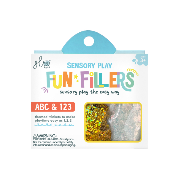 Glo Pals Fun Fillers pour bouteille et jeu sensoriel - ABC