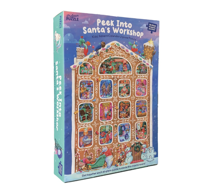 Calendrier de lAvent Enfant - 24 puzzles de 20 pièces3