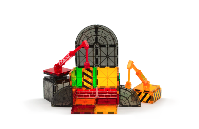 Magna Tiles Jeu magnétique - Construction Lot de 32 pièces2