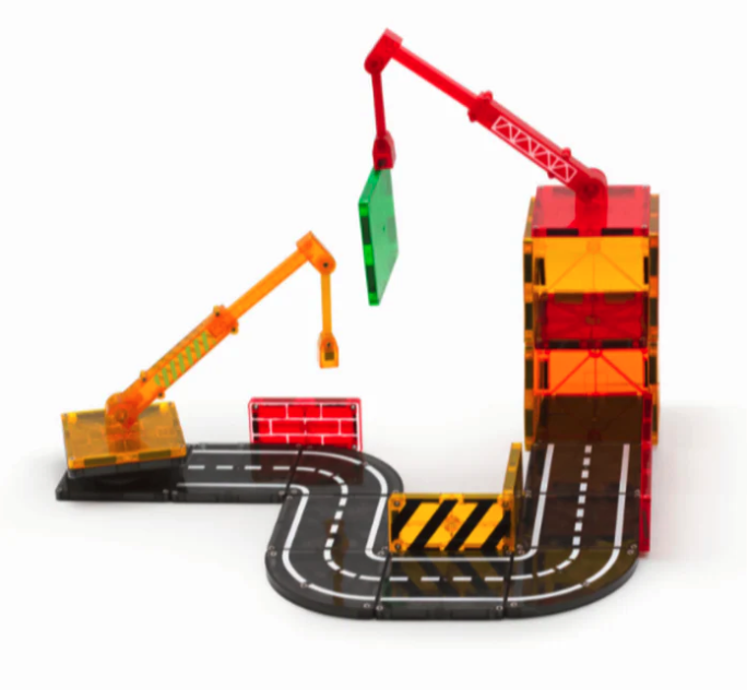 Magna Tiles Jeu magnétique - Construction Lot de 32 pièces6