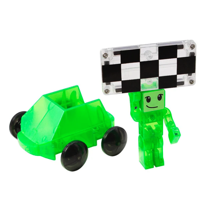 Magna Tiles Jeu magnétique Route Downhill Duo - 40 pièces10
