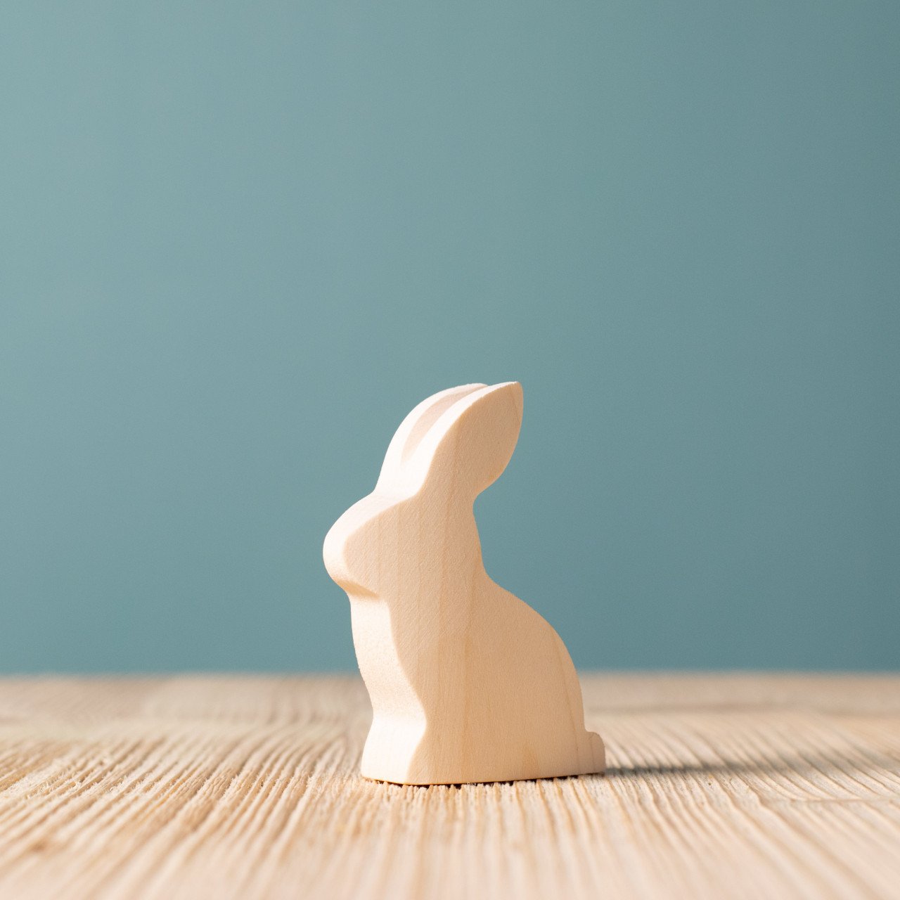 BumbuToys Lapin en bois naturel