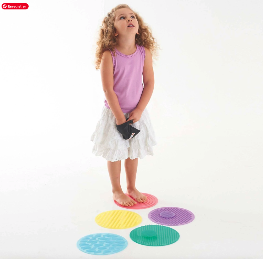 Tickit Ensemble de cercles sensoriels SiliShapes® - Lot de 102