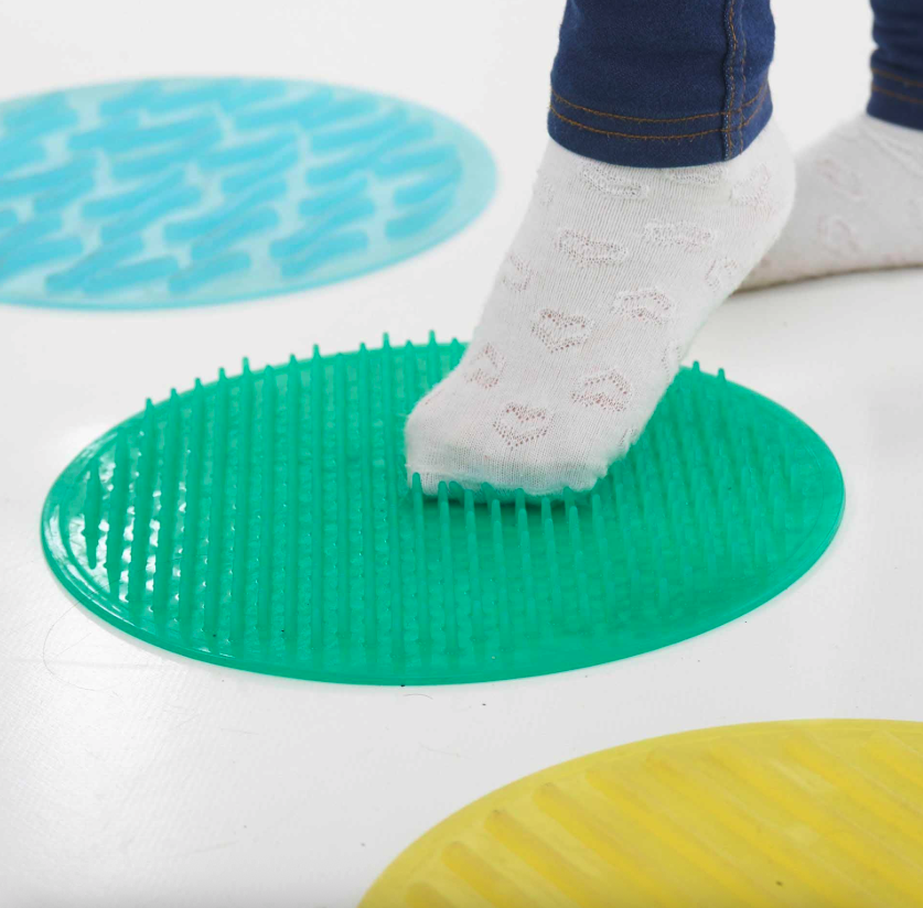 Tickit Ensemble de cercles sensoriels SiliShapes® - Lot de 103