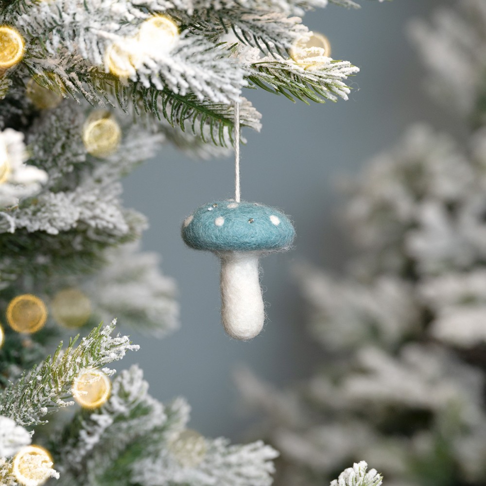 champignon-ornement-noel-feutrine