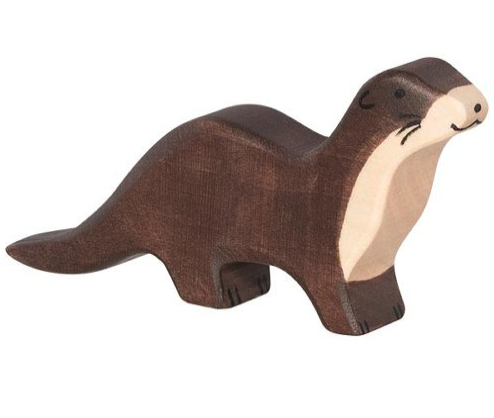 loutre de mer en bois holztiger