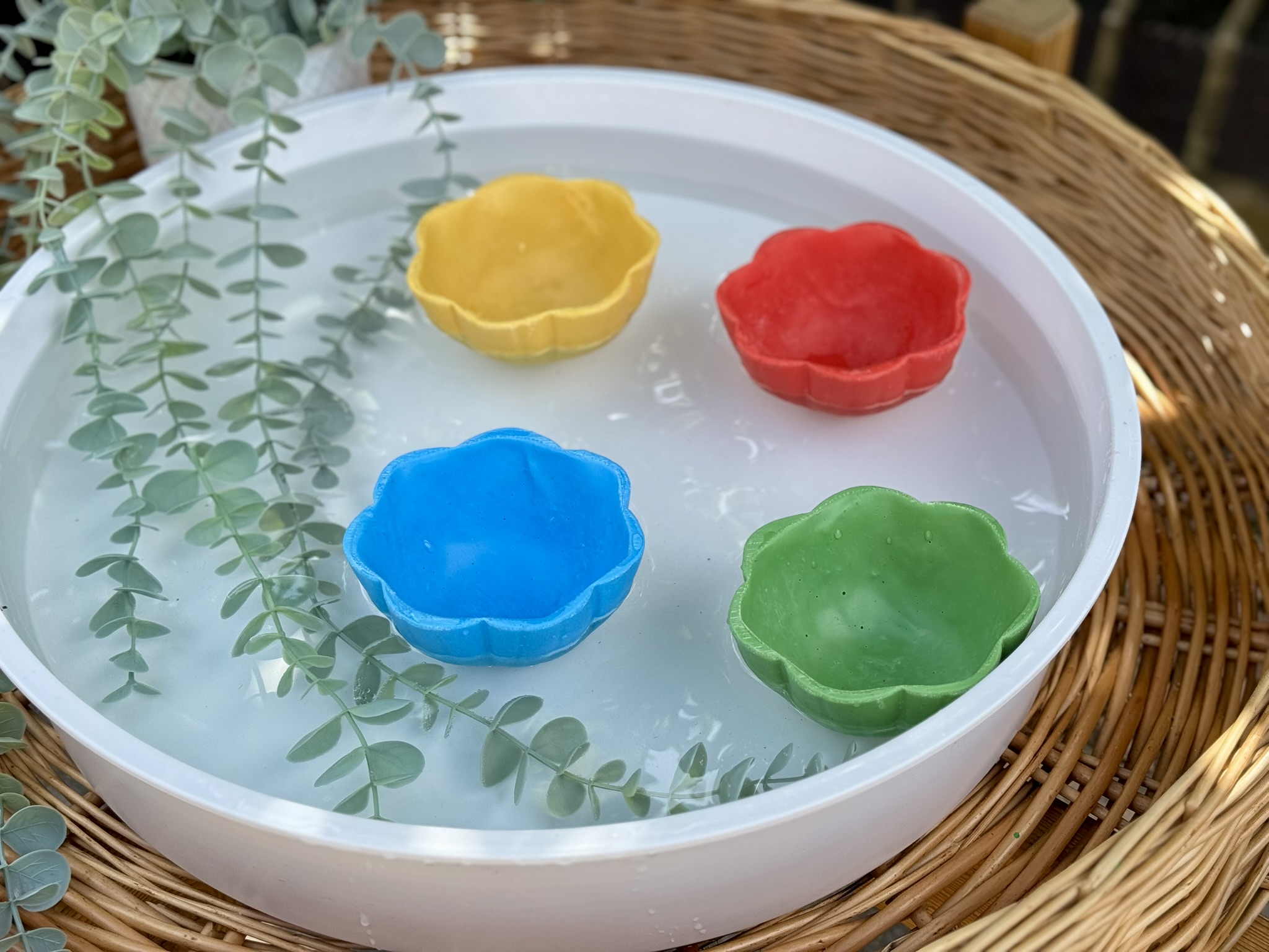 Yellow Door Bols en forme de Fleurs - Lot de 45