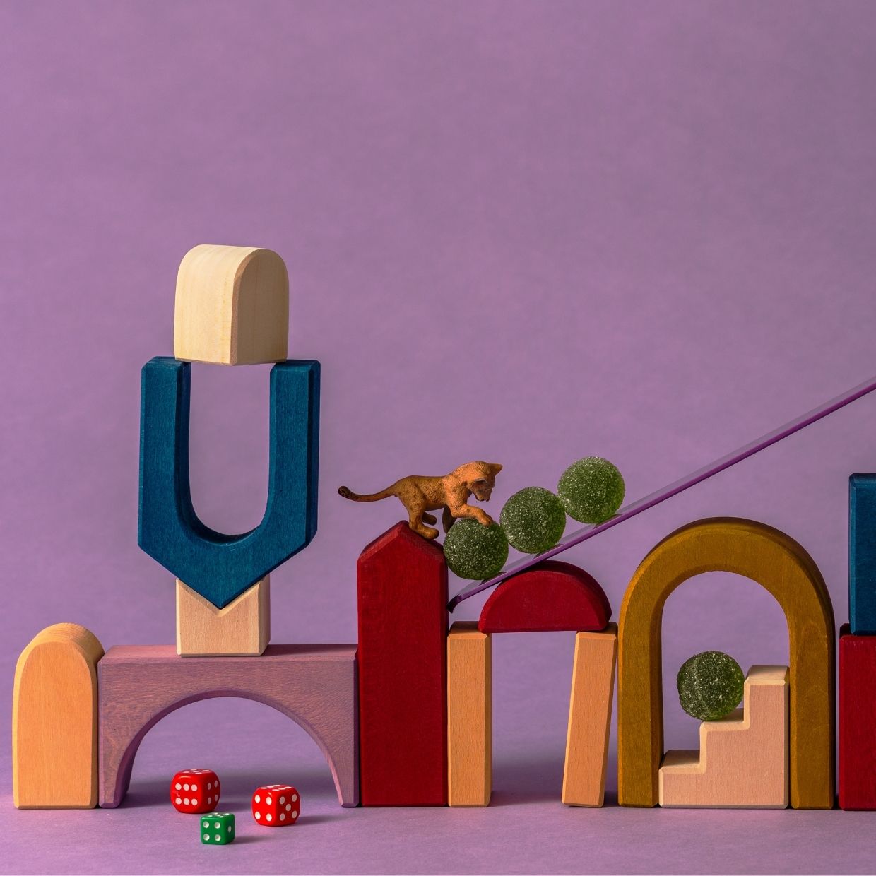 Grimms Tiny Art Collection Set de Construction Panorama12