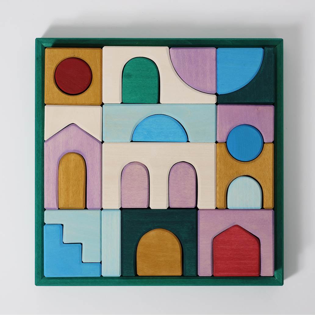 Grimms Tiny Art Collection Set de Construction Floors 8