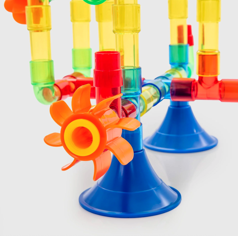 Tickit Tuyaux colorés translucides pour jeu d’eau - Lot de 759
