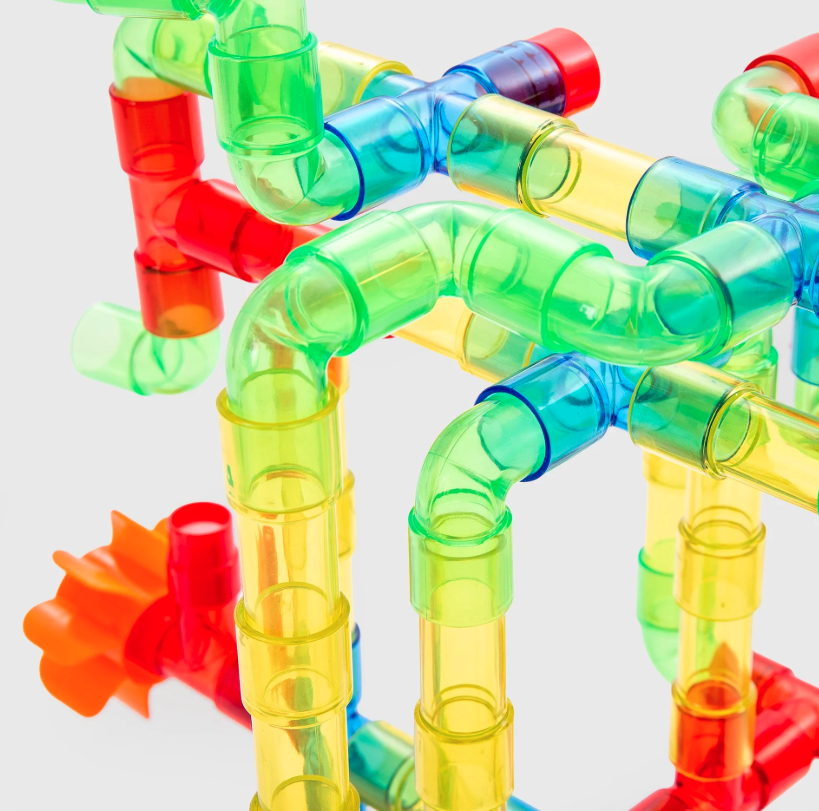 Tickit Tuyaux colorés translucides pour jeu d’eau - Lot de 757