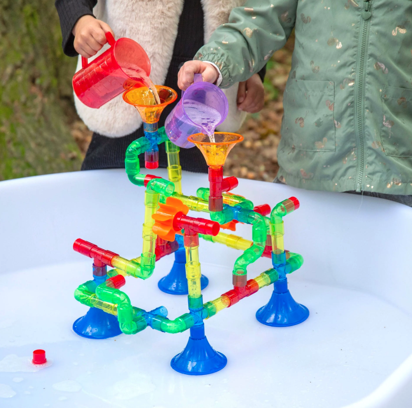 Tickit Tuyaux colorés translucides pour jeu d’eau - Lot de 753
