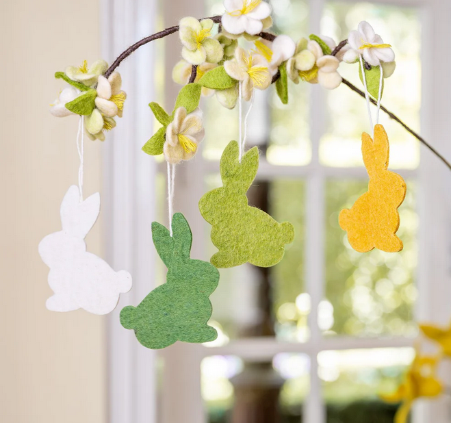 suspension-lapin-vert