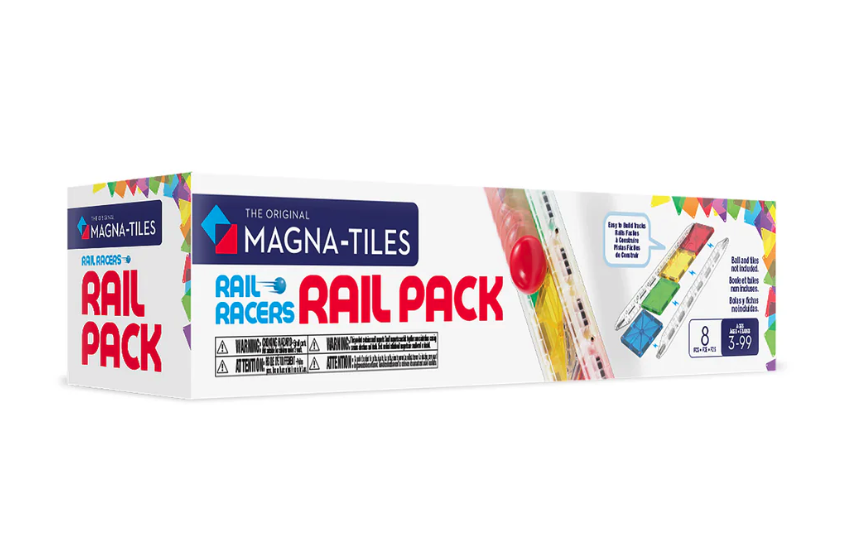 Magna Tiles Jeu magnétique Rail Racers - Lot de 8 7