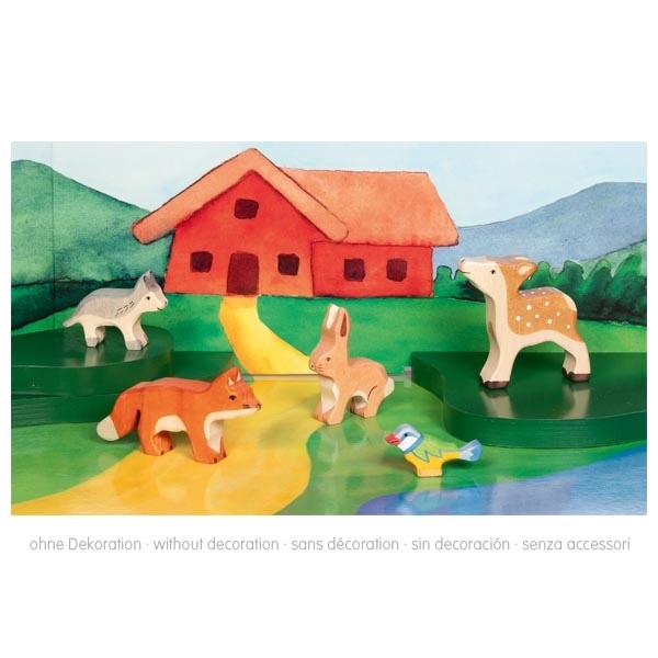 80630_Holztiger Les animaux de la forêt - Lot de 5