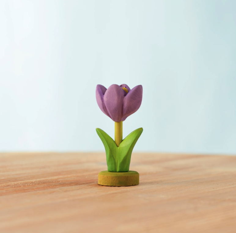 BumbuToys Figurine en bois pour couronne de célébration - crocus5