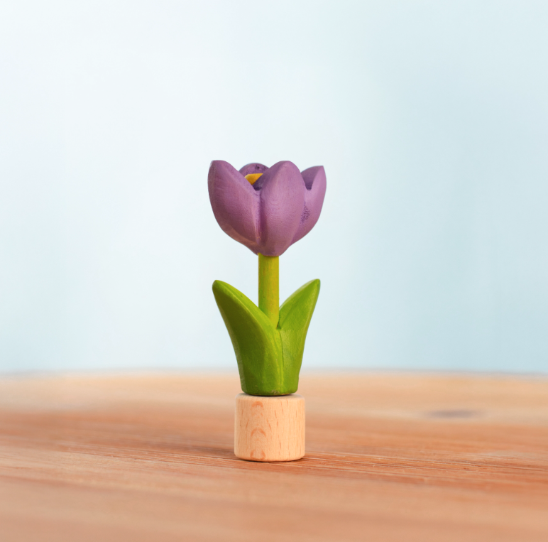 BumbuToys Figurine en bois pour couronne de célébration - crocus3