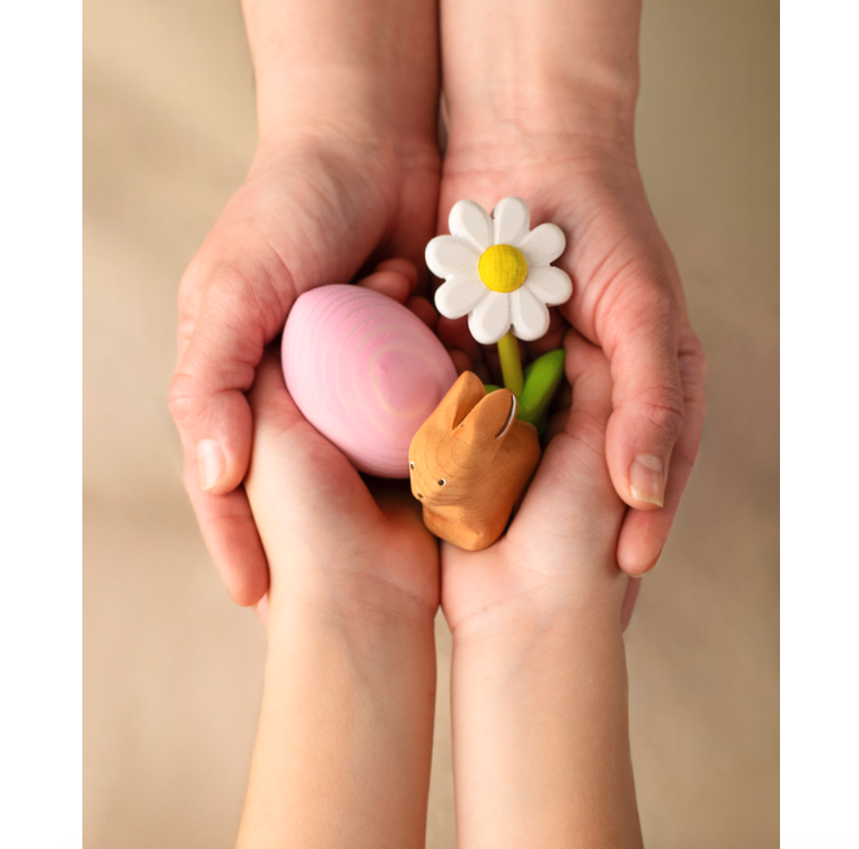 BumbuToys Figurine en bois pour couronne de célébration - lapin7