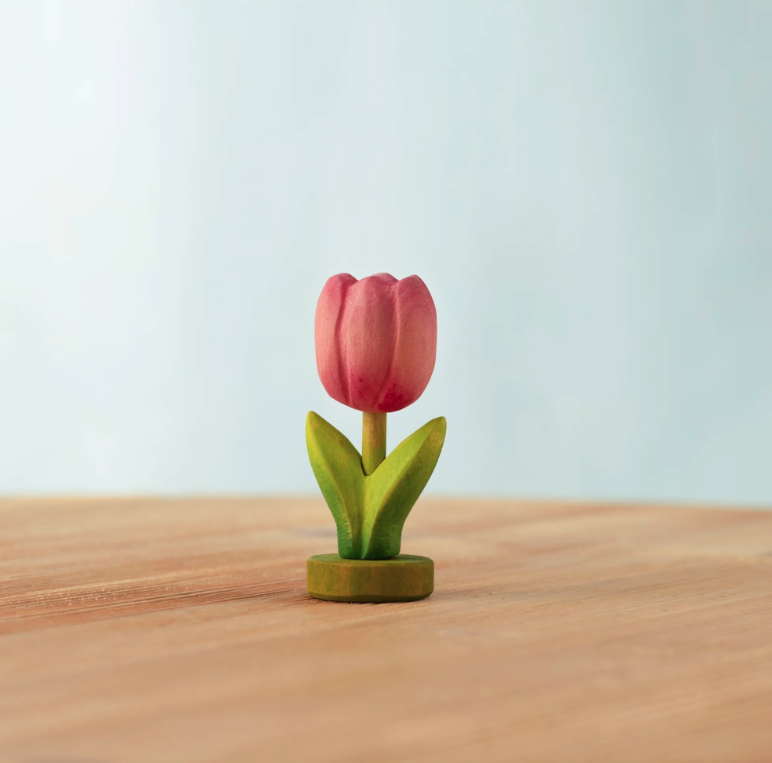 BumbuToys Figurine en bois pour couronne de célébration - Tulipe 5
