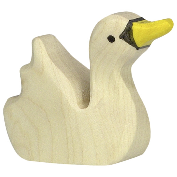 80031_Holztiger Cygne petit en bois