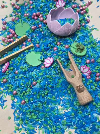 Pour and Play Mix La Vie dans une Mare Lot complet pour le jeu sensoriel2